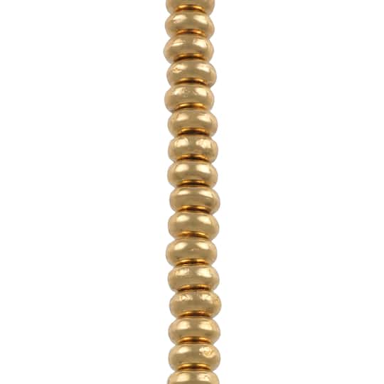 Metal Rondelle Beads